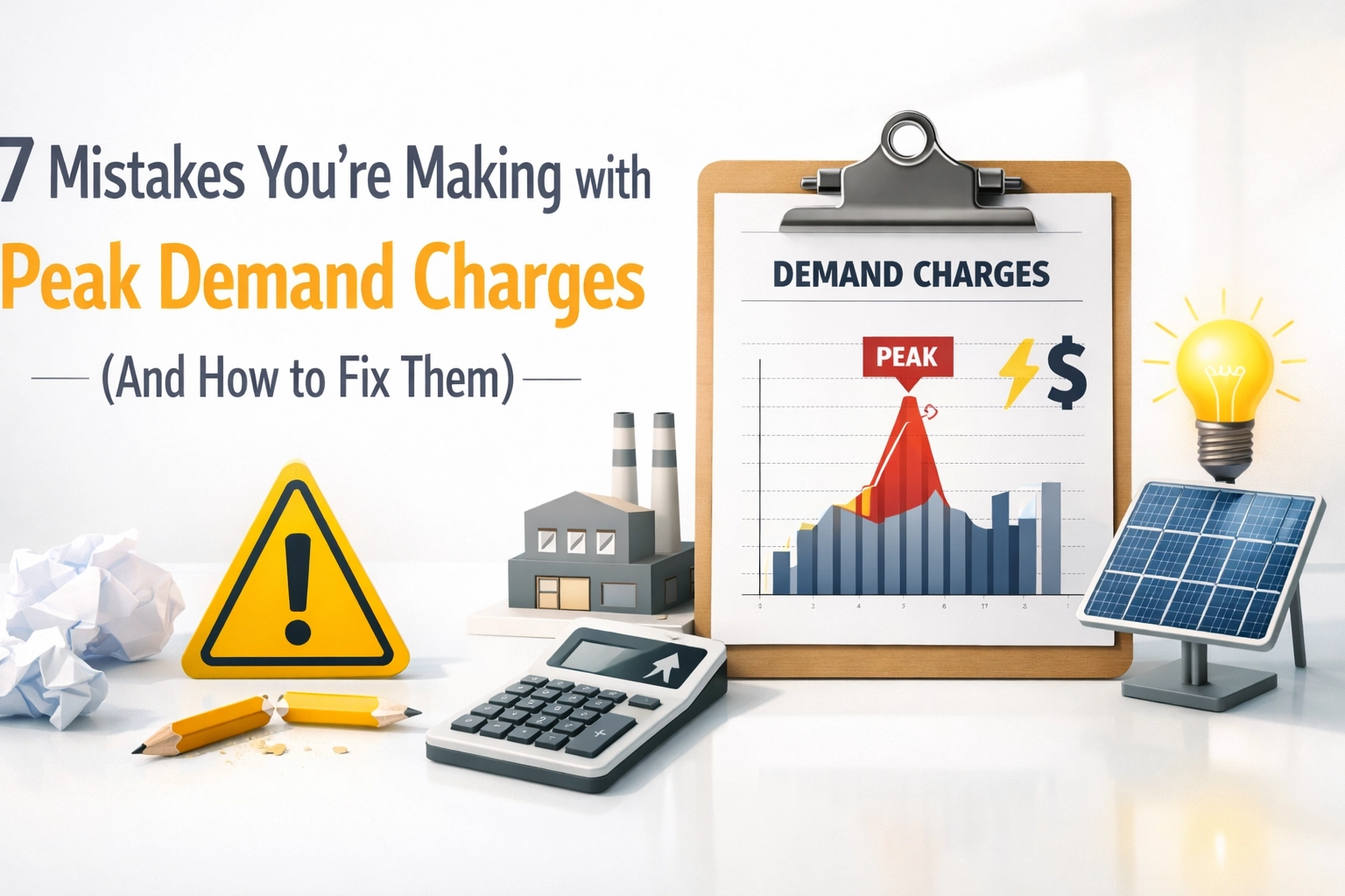 7 Mistakes You’re Making with Peak Demand Charges (And How to Fix Them)